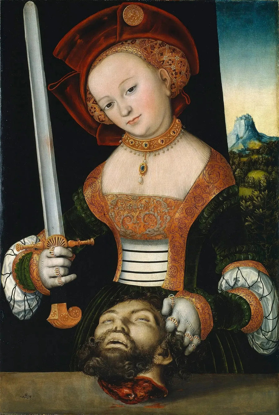 Giuditta con la testa di Oloferne - Lucas Cranach il Vecchio