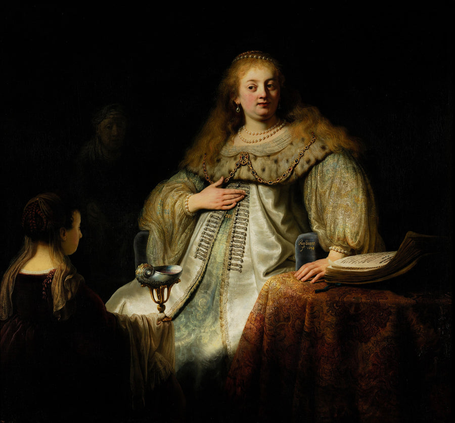 Giuditta al banchetto di Oloferne - Rembrandt