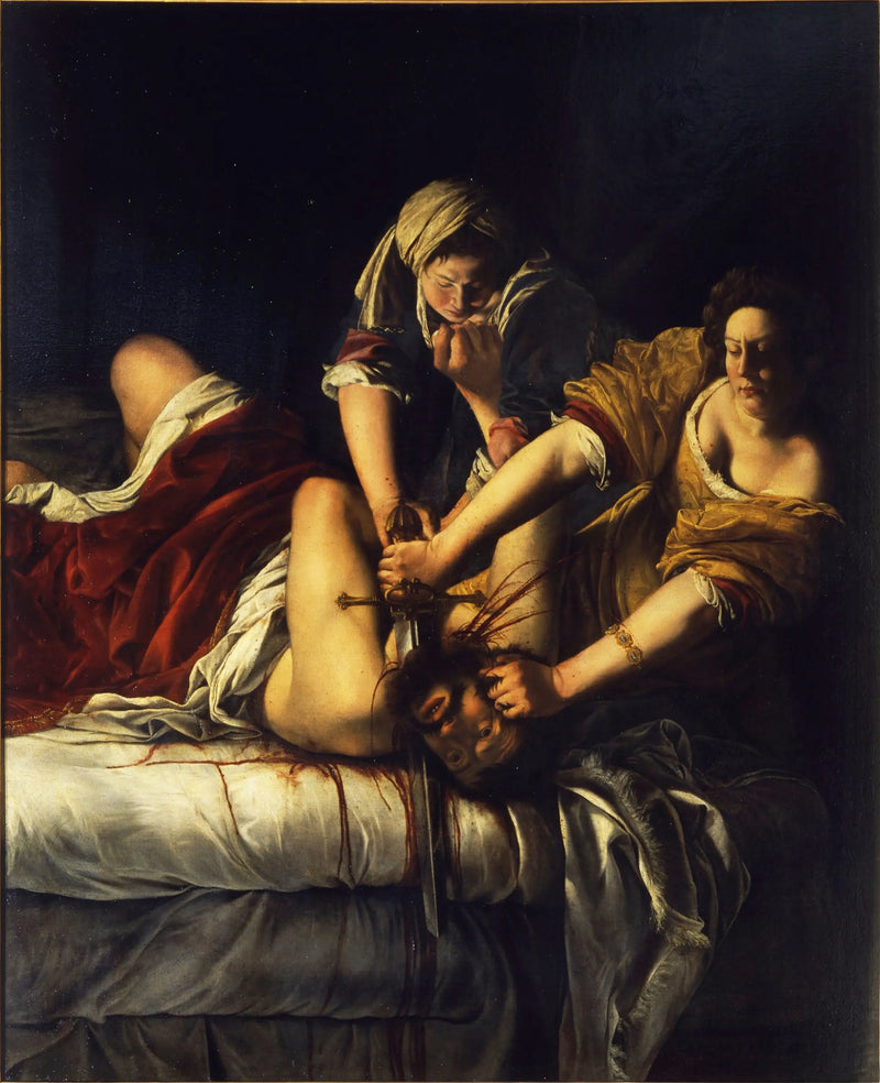 Giuditta decapitando Oloferne - Artemisia Gentileschi