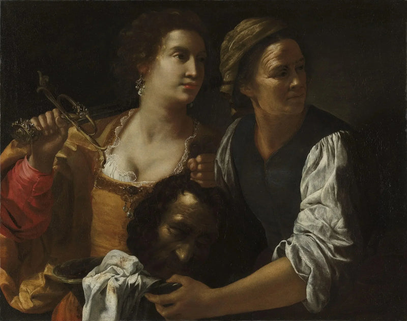 Giuditta e la sua ancella con la testa di Oloferne - Artemisia Gentileschi