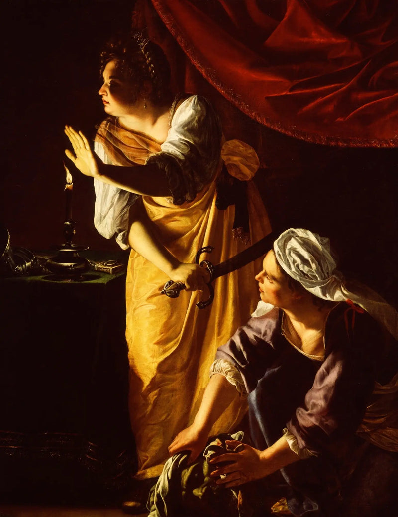 Giuditta e la sua ancella con la testa di Oloferne - Artemisia Gentileschi