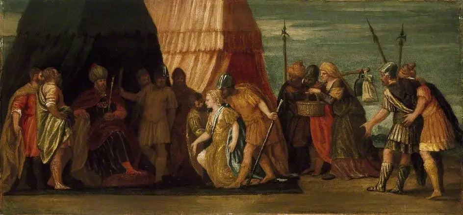 Judith reçue par Holopherne - Paul Véronèse image 1 reproduction de peinture à l’huile