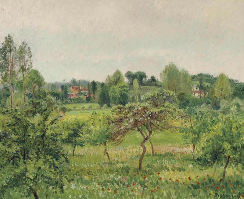 Giugno, tempo piovoso, Éragny - Camille Pissarro