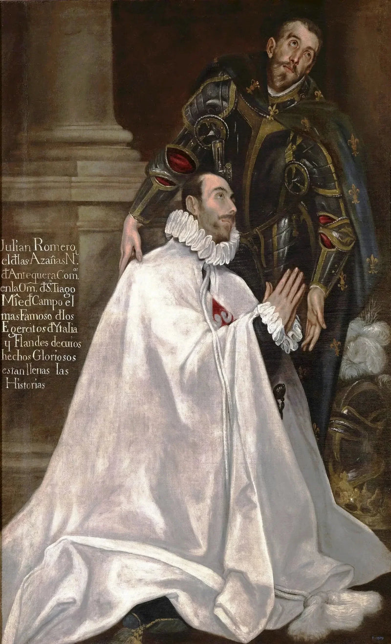 Julián Romero e suo figlio Santo Patrono - El Greco