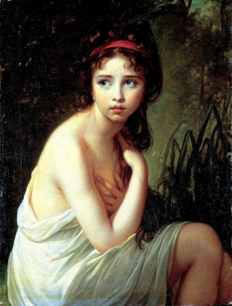 Julie Lebrun in bagnante - Élisabeth Vigée Le Brun