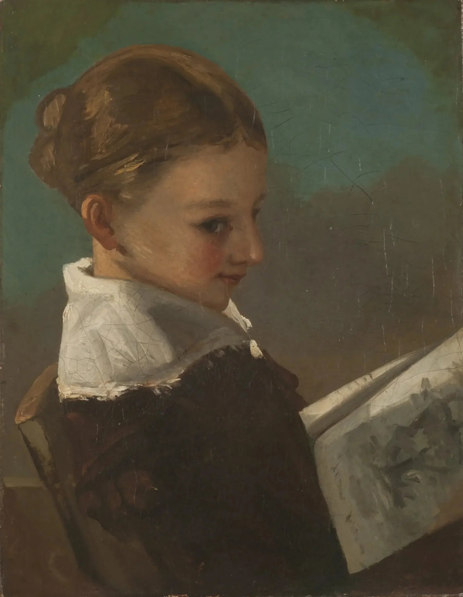 Juliette Courbet âgée de dix ans - Gustave Courbet
