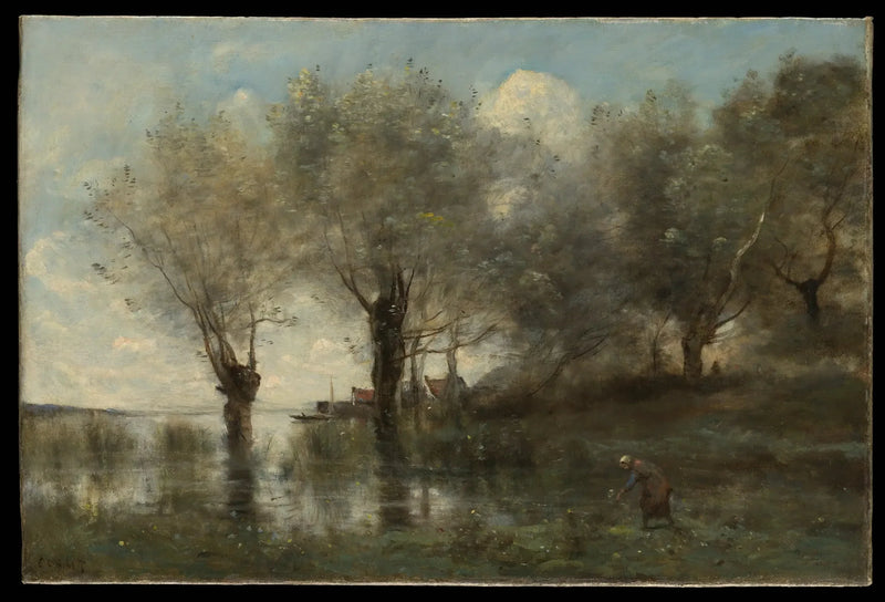 Cavalla in Piccardia - Jean-Baptiste Camille Corot