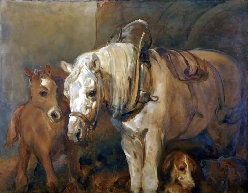Cavalla e puledro - Edwin Henry Landseer