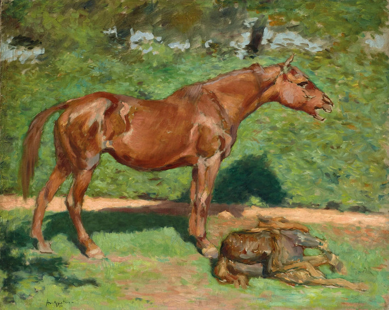 Cavalla e il suo puledro - Louis Anquetin