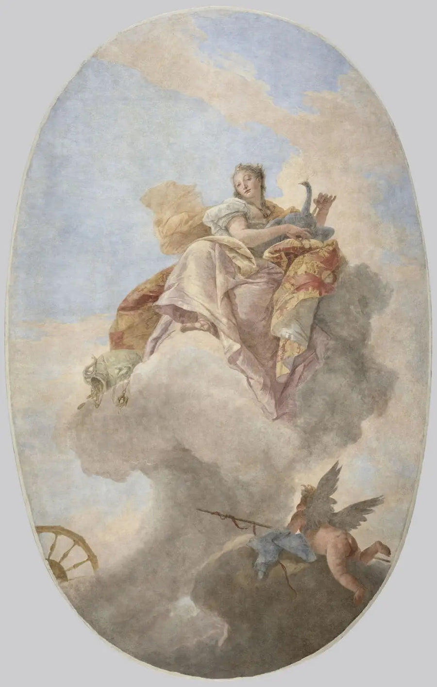 Giunone nel mezzo delle nuvole - Giovanni Battista Tiepolo