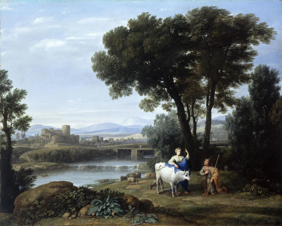Giunone affida Io alle cure di Argo - Claude Lorrain