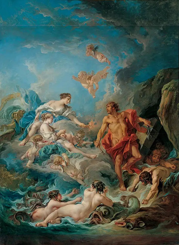 Giunone che chiede a Éolo di liberare i venti - François Boucher