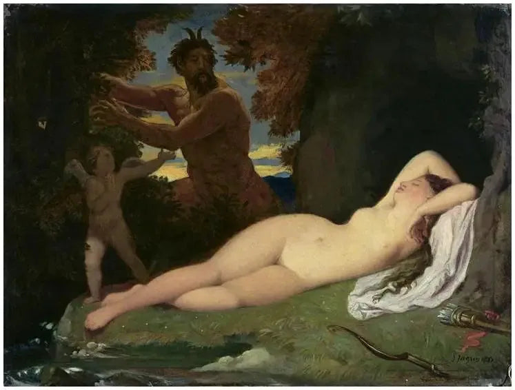 Giove e Antiope - Jean-Auguste-Dominique Ingres