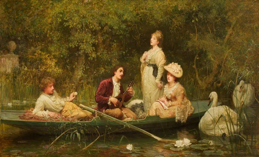 Juste calme et doux repos - Luke Fildes