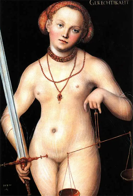 Giustizia - Lucas Cranach il Vecchio