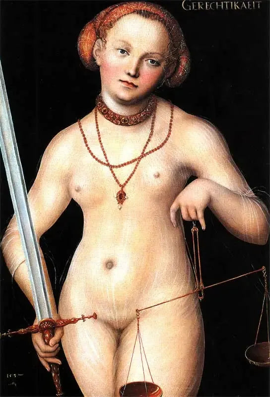 Giustizia - Lucas Cranach il Vecchio