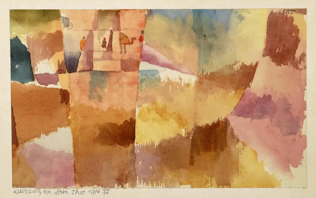 Kairouan devant la porte - Paul Klee - Alpha Reproduction