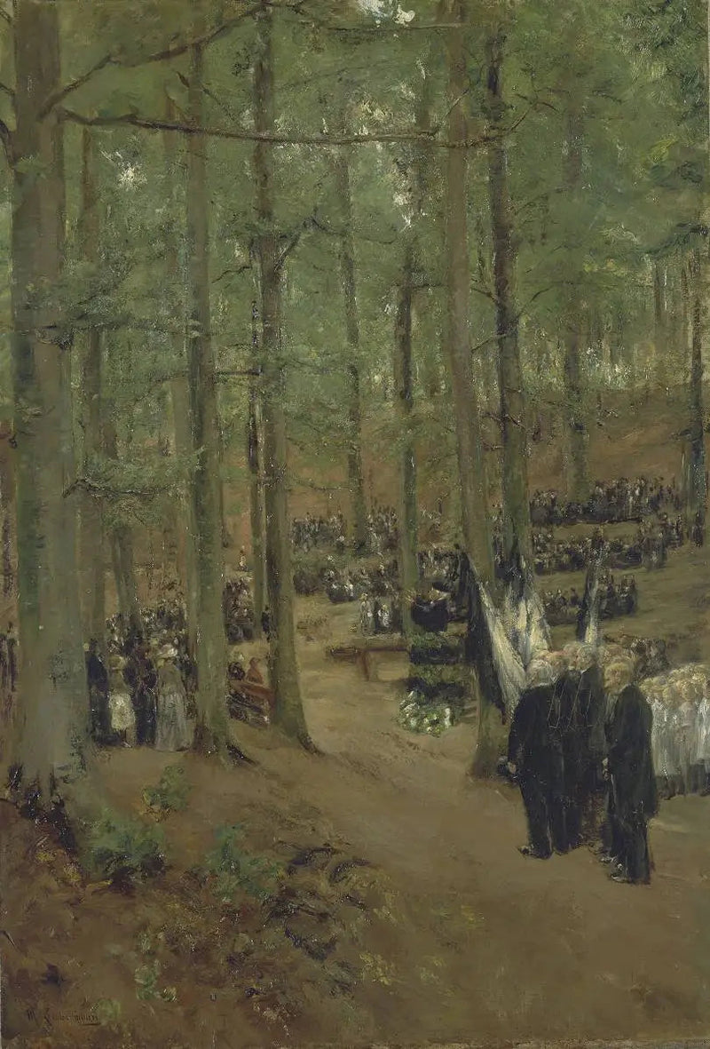 Celebrazione della memoria di Kaiser Friedrich a Kösen - Max Liebermann