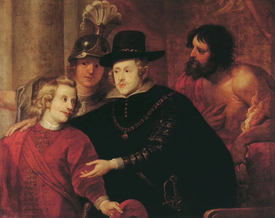 Kardinaal Infant Ferdinand prende congedo dal suo fratello re Filippo IV - Peter Paul Rubens