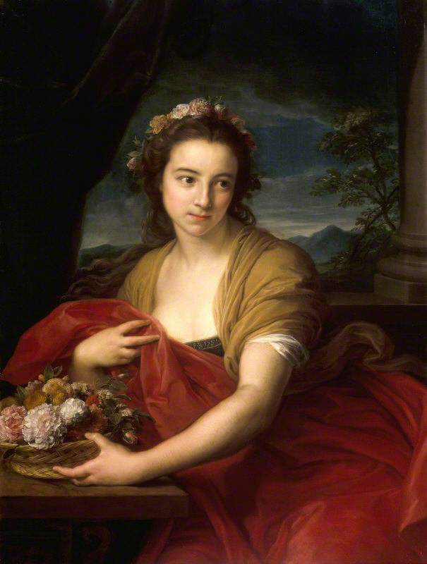 Katherine Durnford, plus tard Mme Utrick Fetherstonhaugh, dans le ruolo di Flora - Pompeo Batoni
