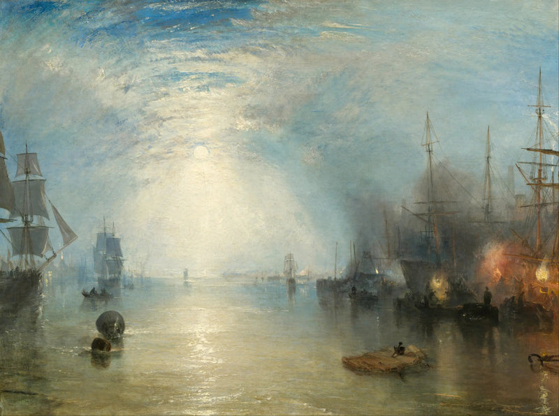 Keelmen che sollevano carbone al chiaro di luna - J. M. W. Turner