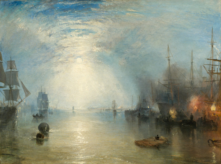 Keelmen se soulevant dans les charbons au clair de lune - Joseph Mallord William Turner