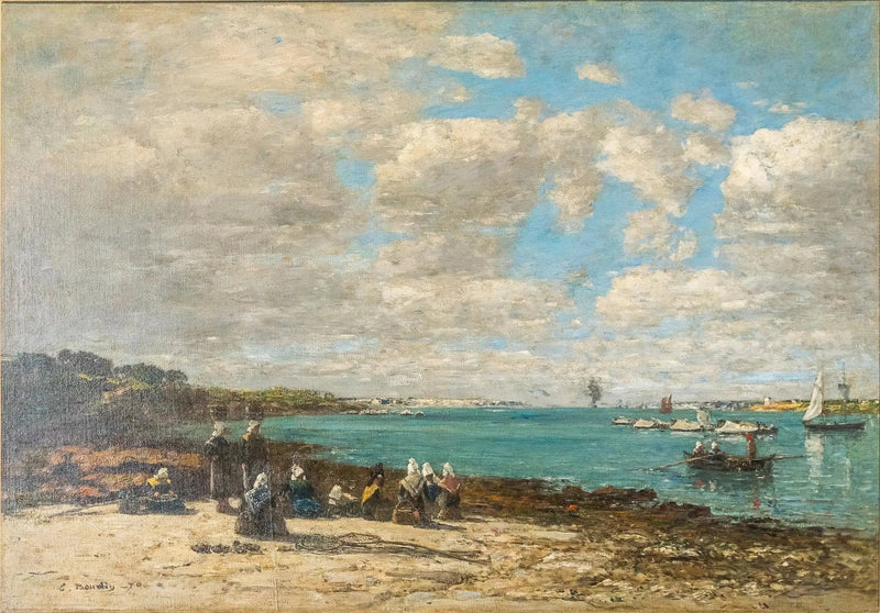 Kerhuon - le pescatrici - Eugène Boudin