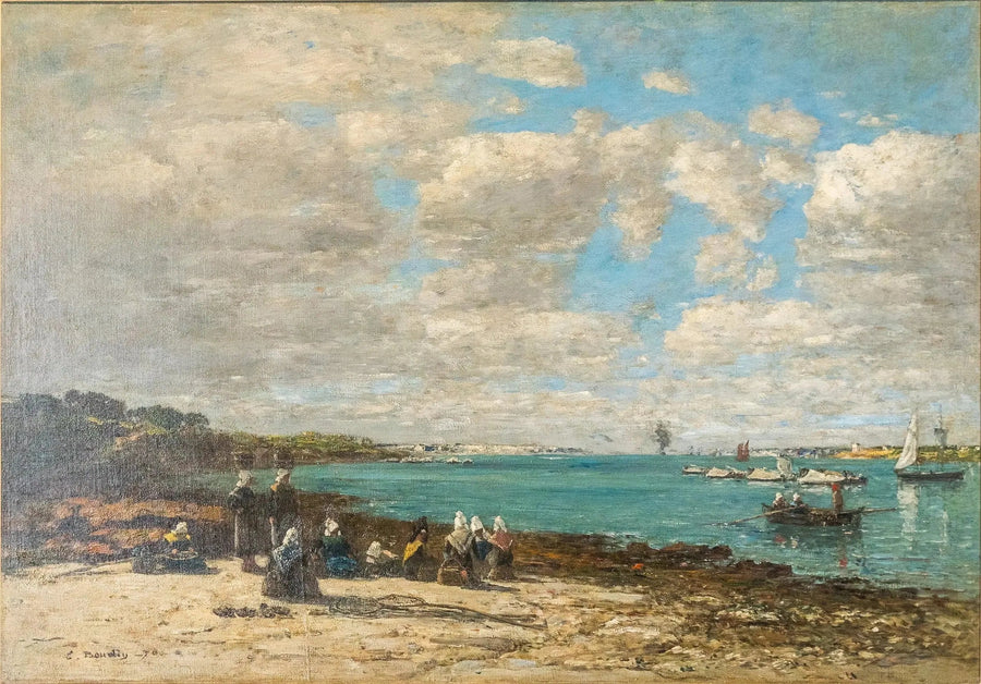 Kerhuon - le pescatrici - Eugène Boudin
