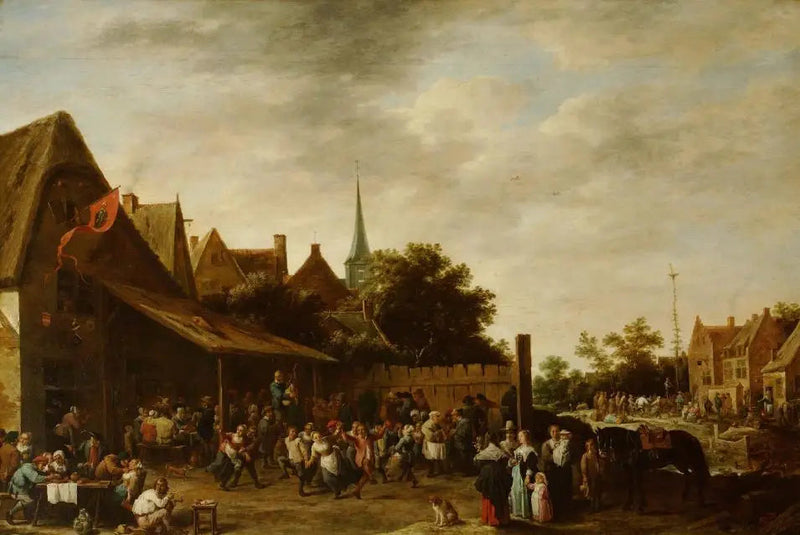 Kermis davanti a un'osteria - David Teniers il Giovane
