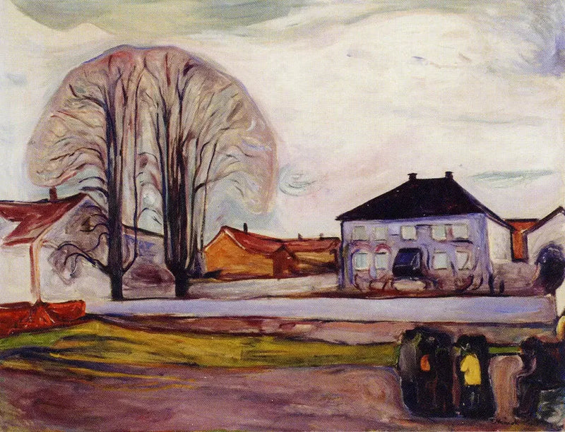 Kiøsterudgården a Åsgårdstrand - Edvard Munch