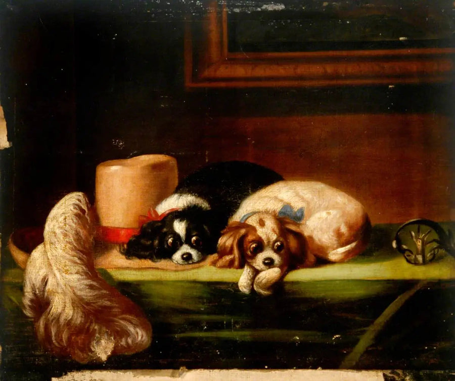 King Charles Spaniels (« Gli animali domestici del cavalier ») - Edwin Henry Landseer