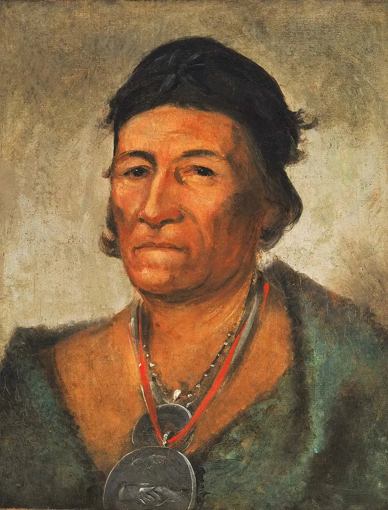 Ko-mán-i-kin, Grande Onda, un chef antico e distinto - George Catlin