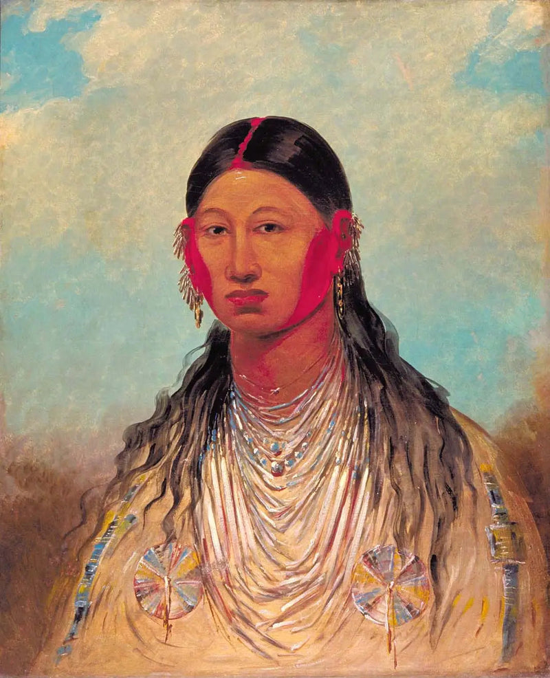 Koon-za-ya-me, aquila da guerra femmina - George Catlin
