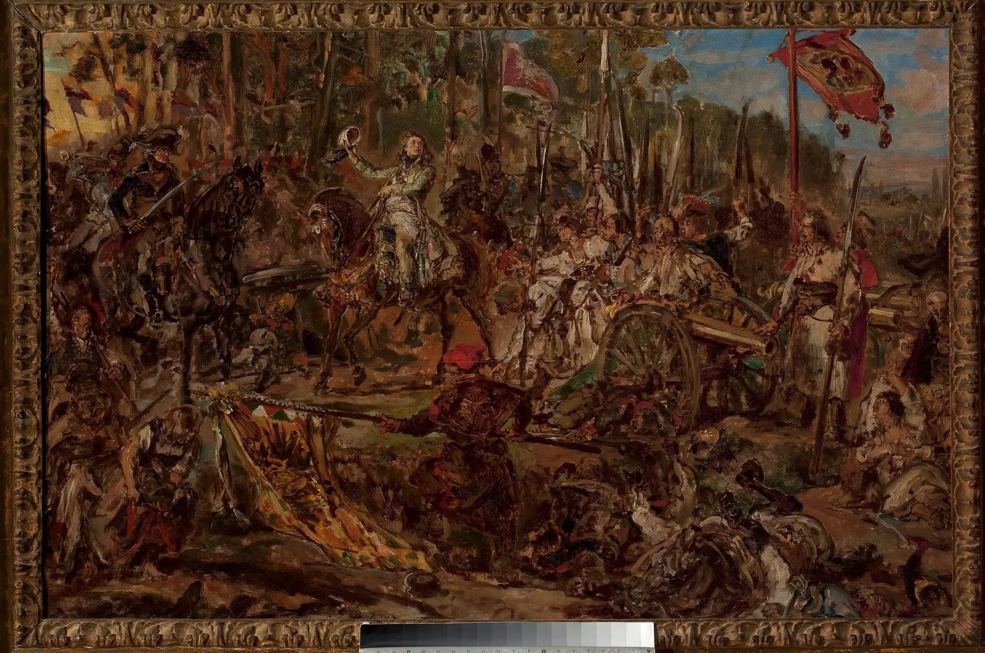 Kościuszko à Racławice, croquis - Jan Matejko image 1 reproduction artisanale de tableau