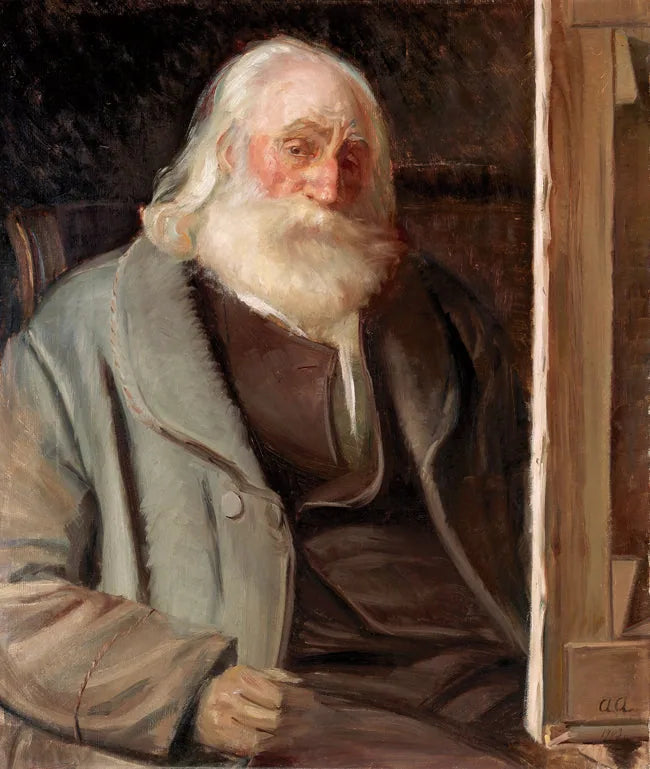 Kyhn nel suo studio - Anna Ancher