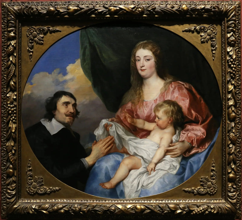 L'abbé Scaglia adorando la Vergine e il Bambino - Antoine van Dyck