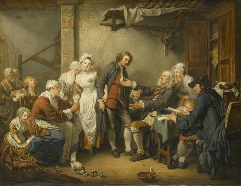 L'Accordée di villaggio - Jean-Baptiste Greuze