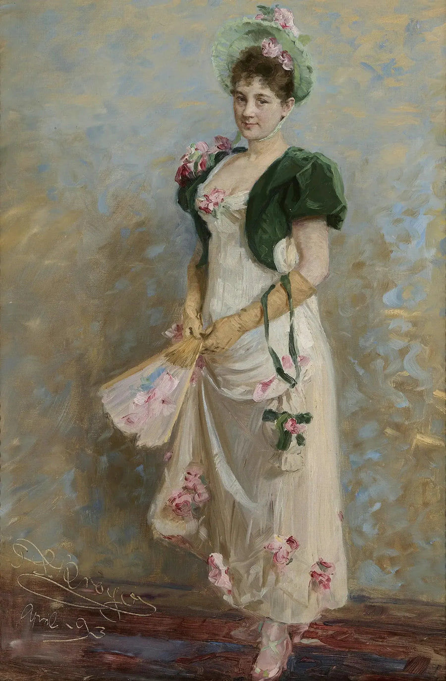 L'attrice del Teatro reale danese Emma Thomsen in costume - Peder Severin Krøyer