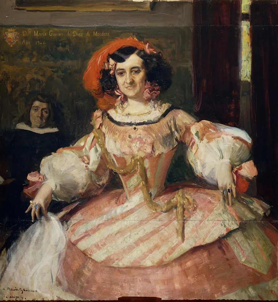 L'attrice María Guerrero come « La dama boba » - Joaquín Sorolla