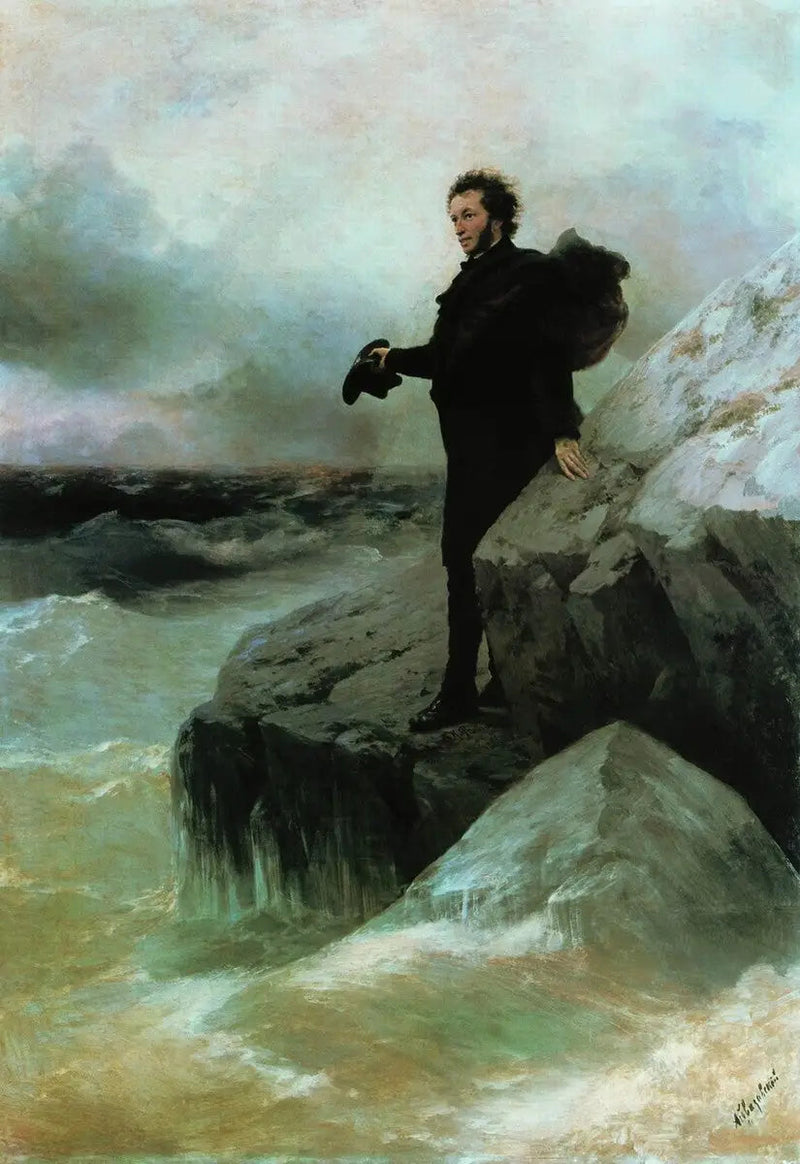 L'Adieu à la mer di Pouchkine - Ivan Aïvazovski