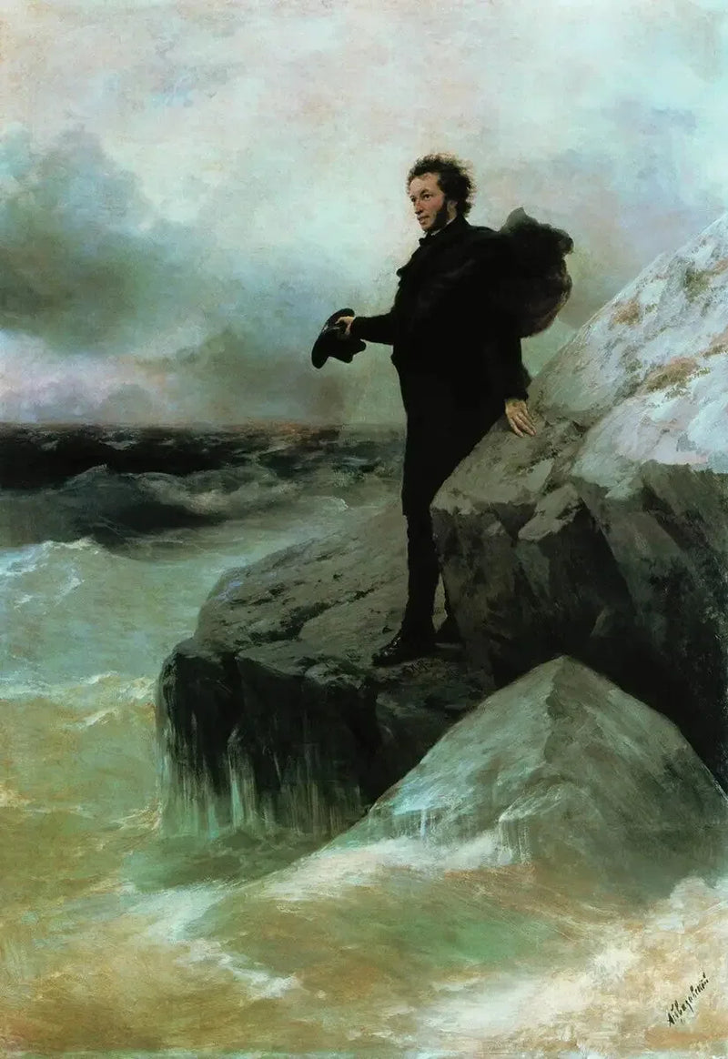 L'Adieu à la mer di Pouchkine - Ivan Aïvazovski