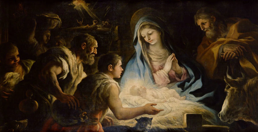 L'Adorazione dei pastori (1696) - Luca Giordano