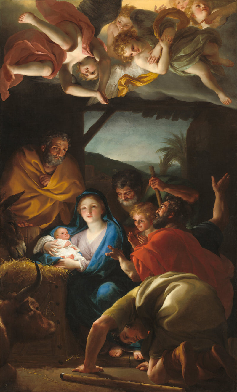 L’Adorazione dei pastori. - Anton Raphael Mengs