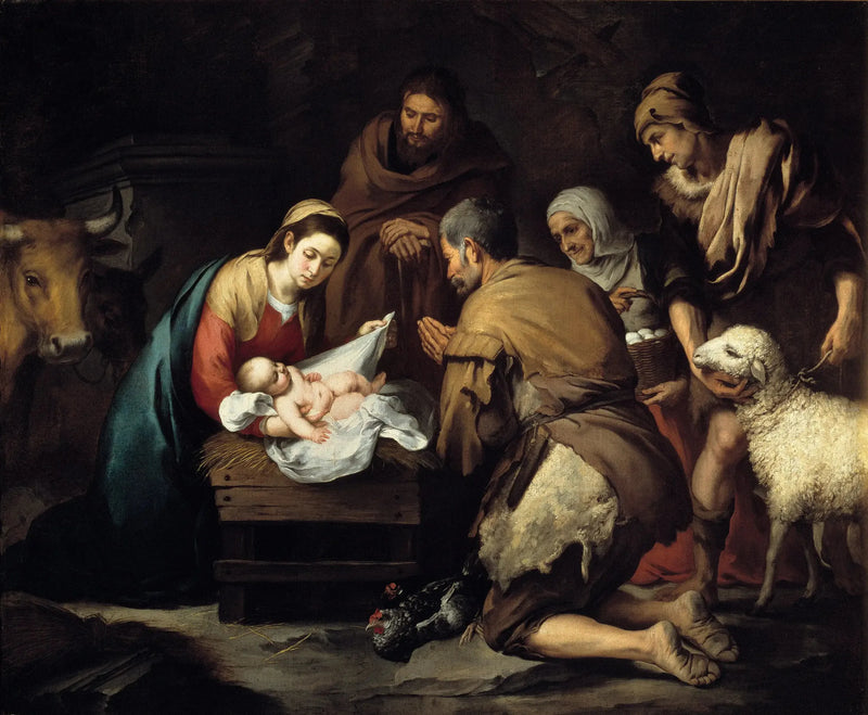 L'Adorazione dei pastori - Bartolomé Esteban Murillo