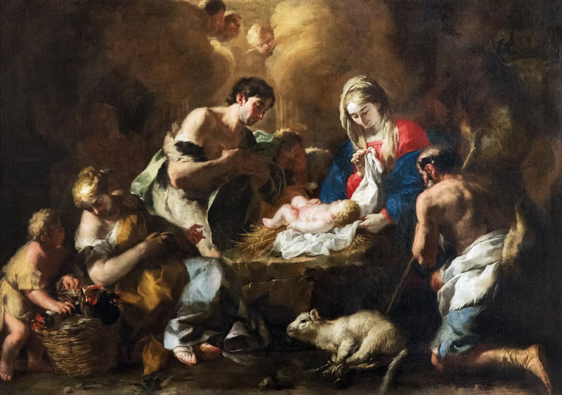 L'adorazione dei pastori - Francesco Solimena