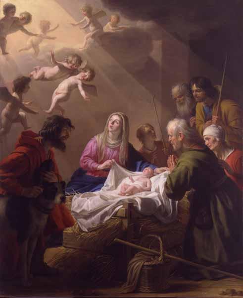 L'Adorazione dei pastori - Gerrit van Honthorst