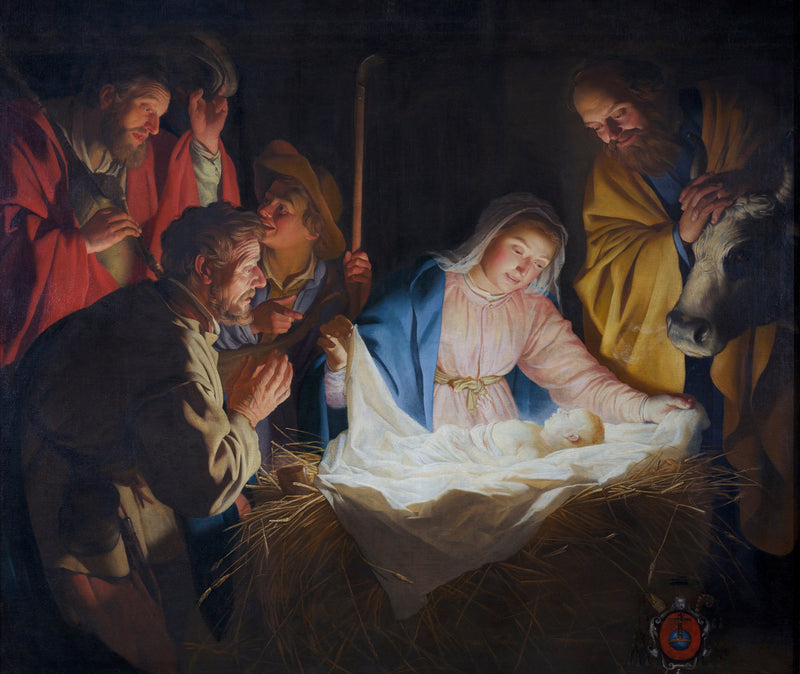 L’Adorazione dei pastori - Gerrit van Honthorst