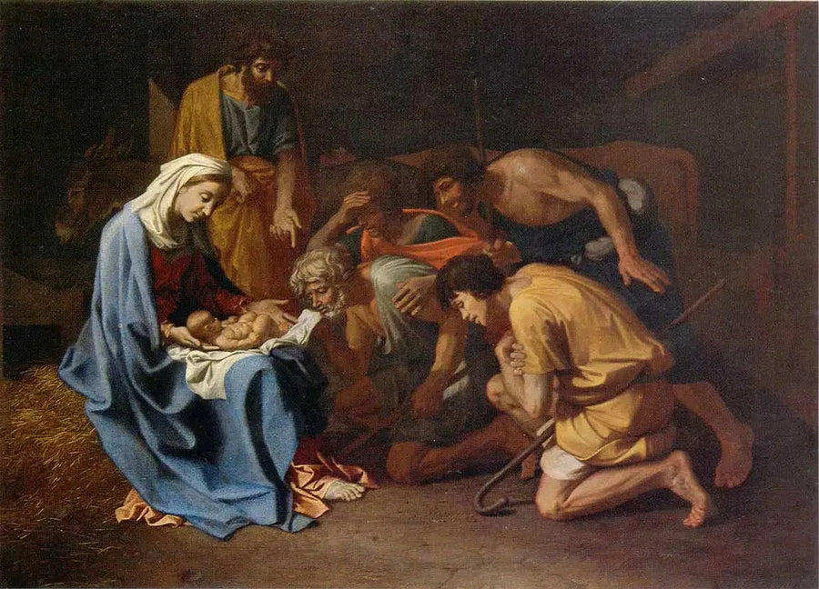 L'Adorazione dei pastori - Nicolas Poussin
