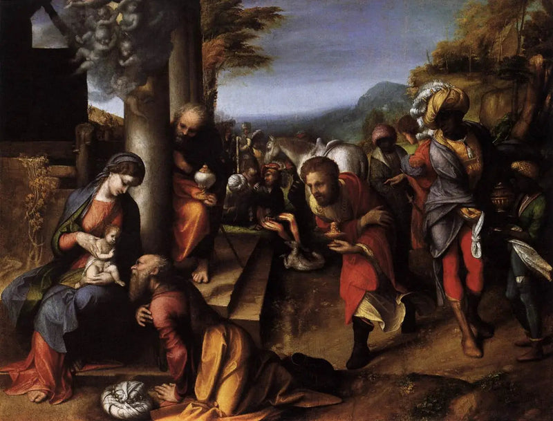 L'Adorazione dei Magi - Antonio da Correggio