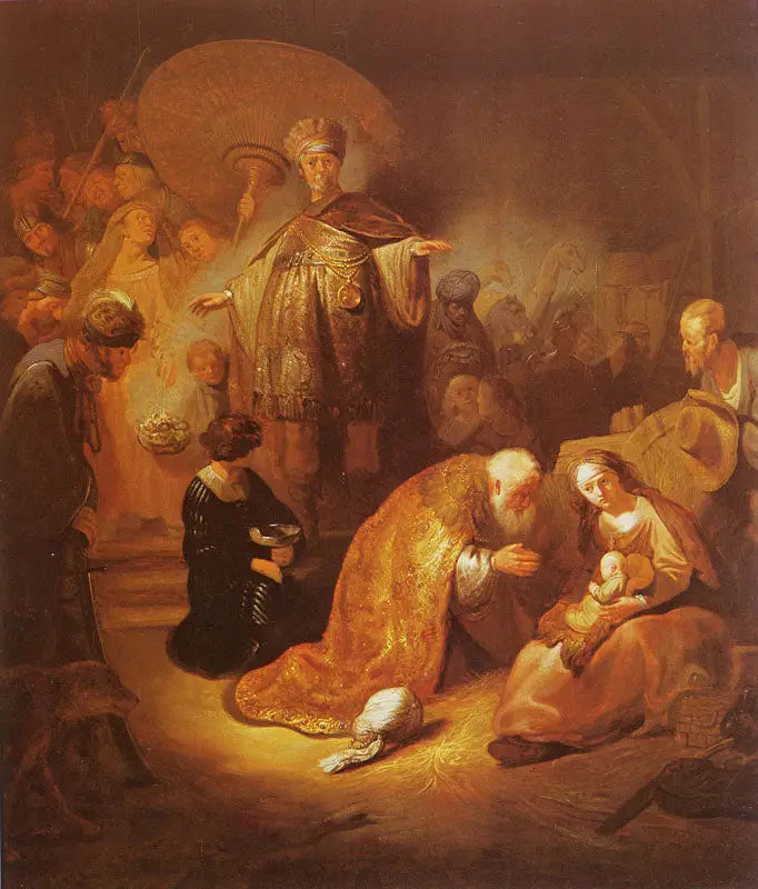 L'Adorazione dei Magi (copia ?) - Rembrandt
